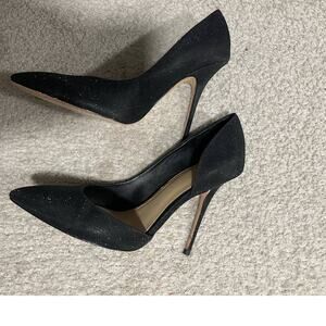 Imagine Vince Camuto Heels Sz 7.5 38 Shimmer Orre D’Orsay Pump Black MSRP $195